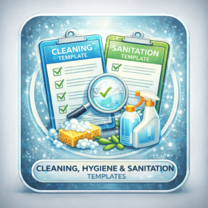 Cleaning, Hygiene & Sanitation Templates