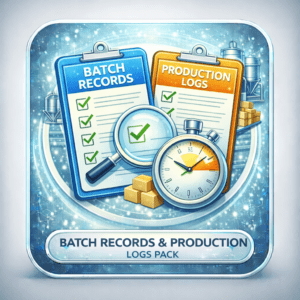 Batch Records & Production Logs Pack