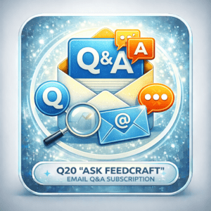 Q20 “Ask FeedCraft” Email Q&A Subscription